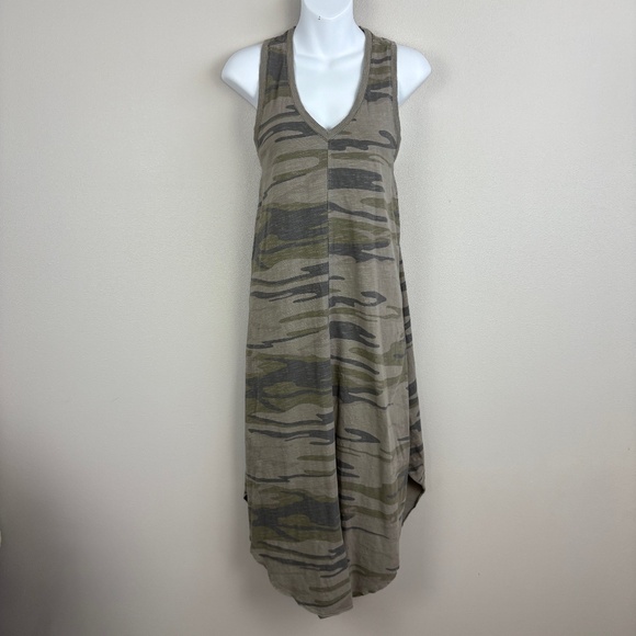 Altar'd State Camo Sleeveless Midi Dress - Size Medium - Picture 2 of 10